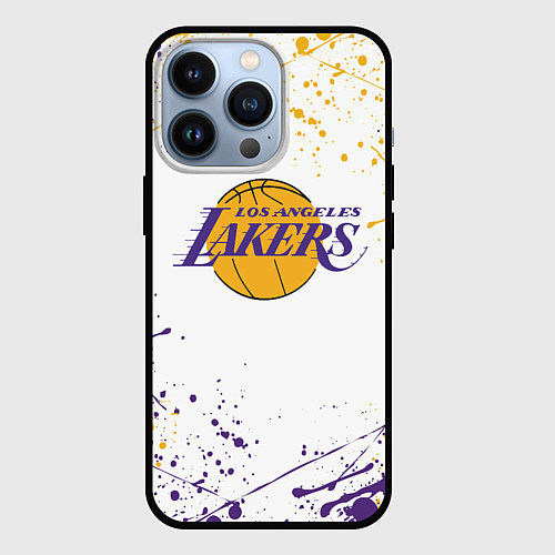 Чехол iPhone 13 Pro LA LAKERS / 3D-Черный – фото 1