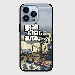 Чехол для iPhone 13 Pro GTA 5, цвет: 3D-черный