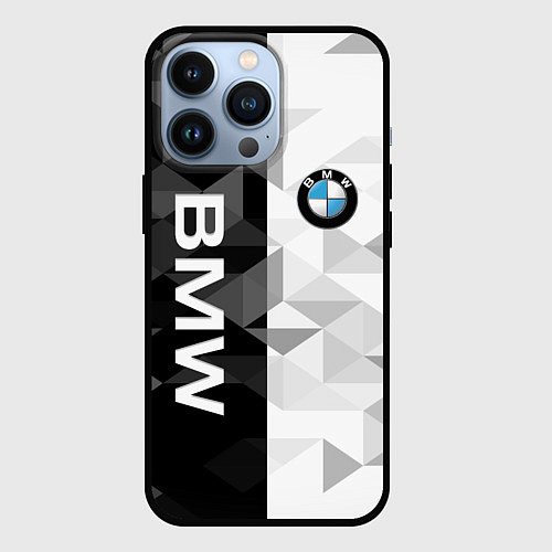 Чехол iPhone 13 Pro BMW / 3D-Черный – фото 1