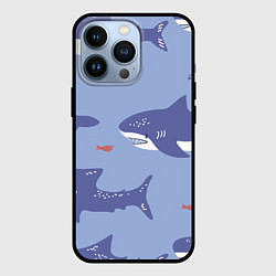 Чехол iPhone 13 Pro Акулий косяк