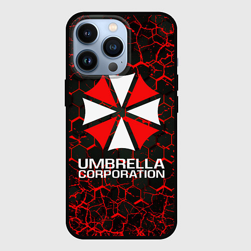 Чехол iPhone 13 Pro UMBRELLA CORPORATION / 3D-Черный – фото 1