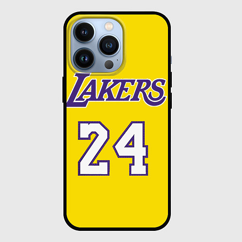 Чехол iPhone 13 Pro Kobe Bryant 24 / 3D-Черный – фото 1