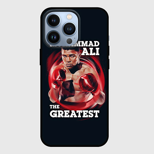 Чехол iPhone 13 Pro Muhammad Ali / 3D-Черный – фото 1