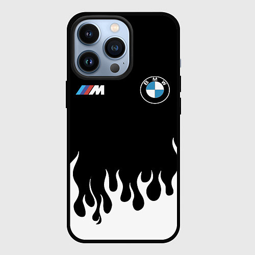 Чехол iPhone 13 Pro BMW БМВ / 3D-Черный – фото 1