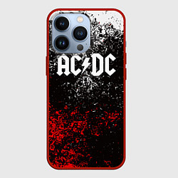 Чехол для iPhone 13 Pro AC DC, цвет: 3D-красный