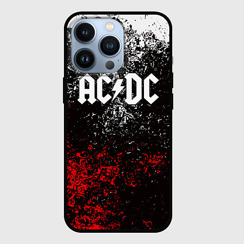 Чехол iPhone 13 Pro AC DC / 3D-Черный – фото 1