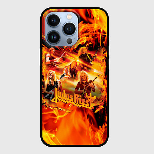 Чехол iPhone 13 Pro Judas Priest / 3D-Черный – фото 1