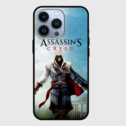 Чехол iPhone 13 Pro Assassins Creed / 3D-Черный – фото 1