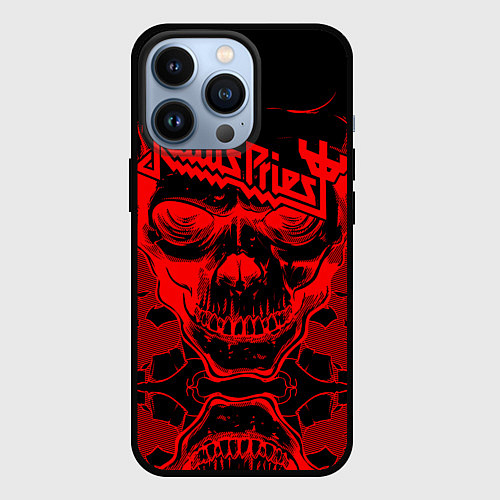 Чехол iPhone 13 Pro Judas Priest / 3D-Черный – фото 1
