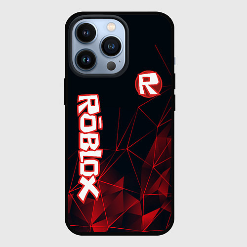 Чехол iPhone 13 Pro ROBLOX / 3D-Черный – фото 1