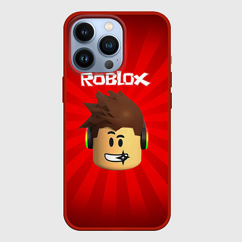 Чехол iPhone 13 Pro ROBLOX / 3D-Красный – фото 1