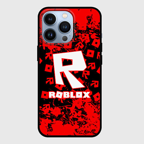 Чехол iPhone 13 Pro Roblox / 3D-Черный – фото 1