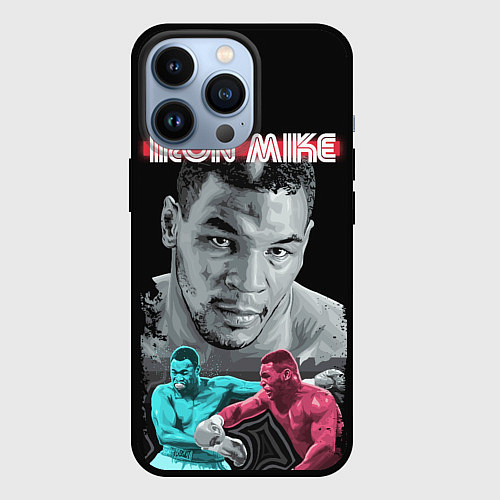 Чехол iPhone 13 Pro Iron Mike / 3D-Черный – фото 1