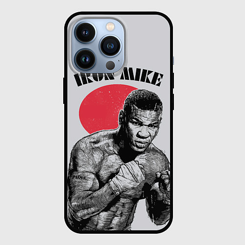 Чехол iPhone 13 Pro Iron Mike / 3D-Черный – фото 1