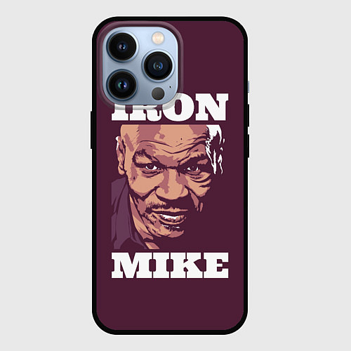 Чехол iPhone 13 Pro Mike Tyson / 3D-Черный – фото 1