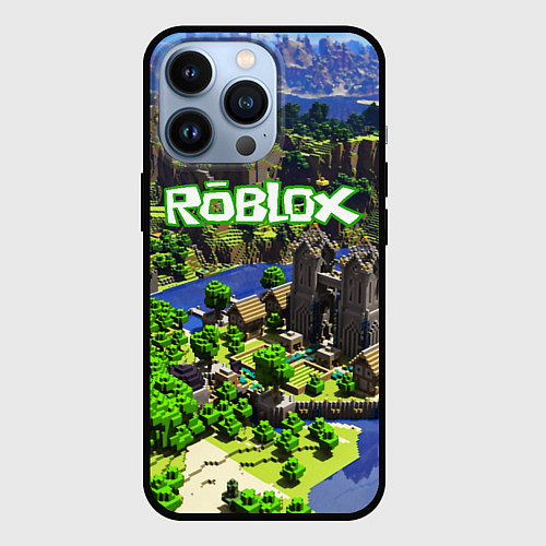 Чехол iPhone 13 Pro ROBLOX / 3D-Черный – фото 1