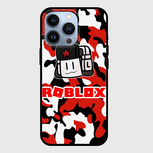 Чехол iPhone 13 Pro ROBLOX / 3D-Черный – фото 1