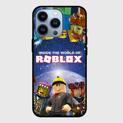 Чехол iPhone 13 Pro ROBLOX / 3D-Черный – фото 1