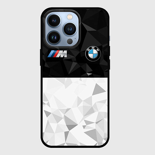 Чехол iPhone 13 Pro BMW M SPORT / 3D-Черный – фото 1