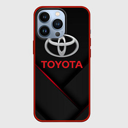 Чехол для iPhone 13 Pro TOYOTA, цвет: 3D-красный