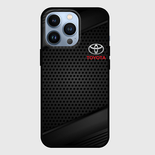 Чехол iPhone 13 Pro TOYOTA / 3D-Черный – фото 1