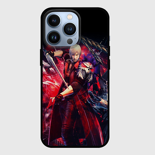 Чехол iPhone 13 Pro DEVIL MAY CRY DMC / 3D-Черный – фото 1