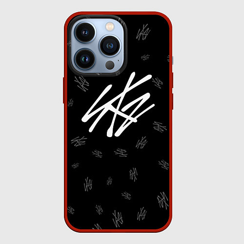 Чехол iPhone 13 Pro Stray Kids / 3D-Красный – фото 1