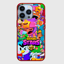 Чехол для iPhone 13 Pro BRAWL STARS SANDY, цвет: 3D-красный