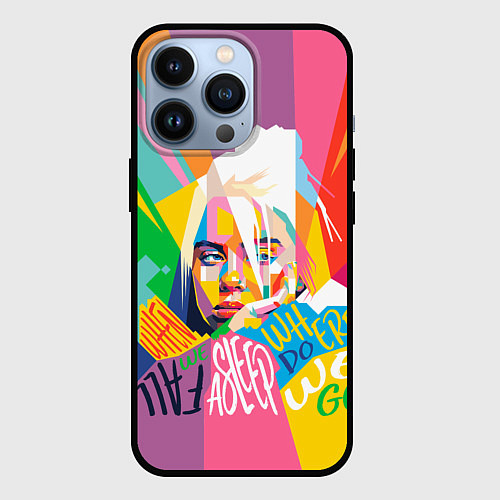 Чехол iPhone 13 Pro BILLIE EILISH / 3D-Черный – фото 1