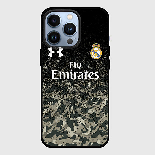 Чехол iPhone 13 Pro Real Madrid / 3D-Черный – фото 1