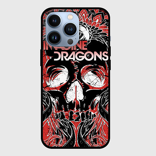 Чехол iPhone 13 Pro Imagine Dragons / 3D-Черный – фото 1