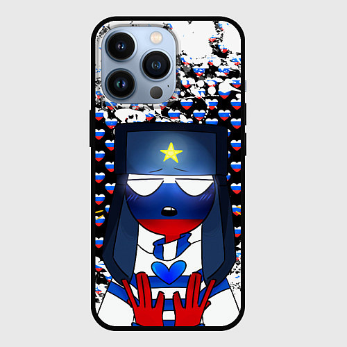 Чехол iPhone 13 Pro CountryHumans / 3D-Черный – фото 1