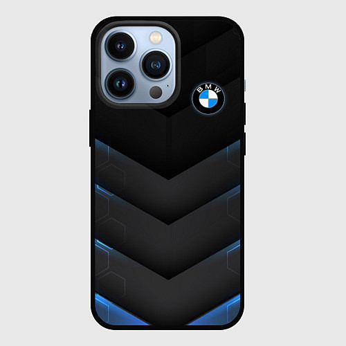 Чехол iPhone 13 Pro BMW / 3D-Черный – фото 1