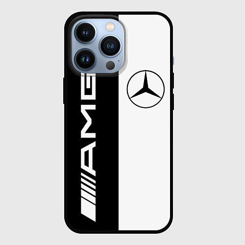 Чехол iPhone 13 Pro MERCEDES AMG / 3D-Черный – фото 1