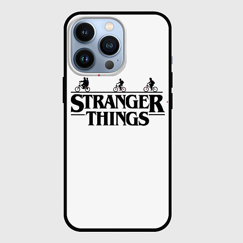 Чехол iPhone 13 Pro STRANGER THINGS / 3D-Черный – фото 1