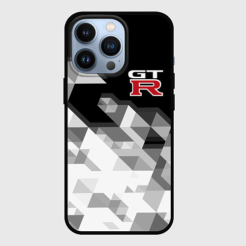 Чехол iPhone 13 Pro NISSAN GTR / 3D-Черный – фото 1