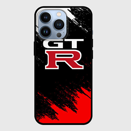 Чехол iPhone 13 Pro NISSAN GTR / 3D-Черный – фото 1