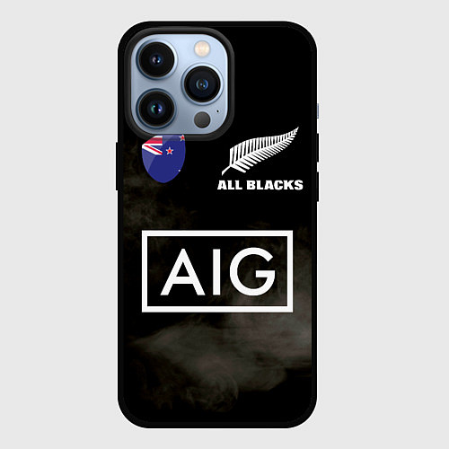 Чехол iPhone 13 Pro ALL BLACKS / 3D-Черный – фото 1