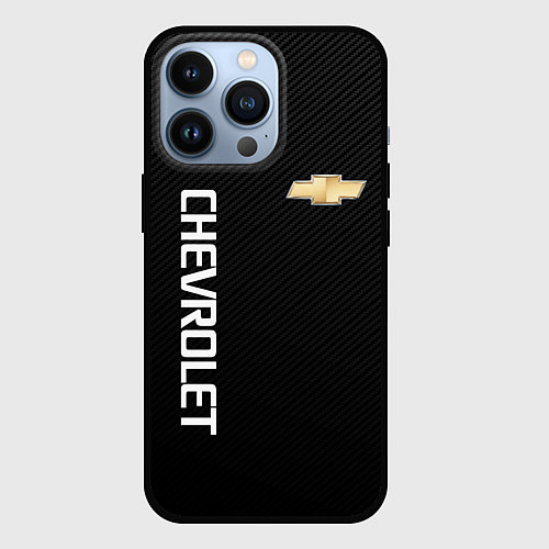 Чехол iPhone 13 Pro Chevrolet / 3D-Черный – фото 1