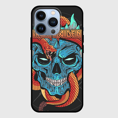 Чехол iPhone 13 Pro Iron Maiden / 3D-Черный – фото 1