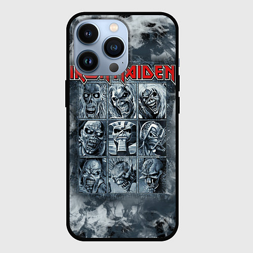 Чехол iPhone 13 Pro Iron Maiden / 3D-Черный – фото 1