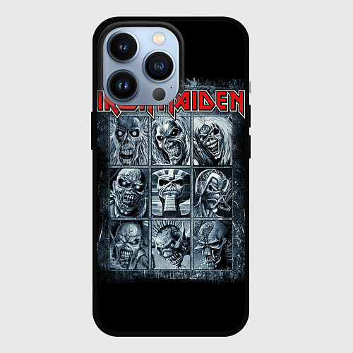 Чехол iPhone 13 Pro Iron Maiden / 3D-Черный – фото 1
