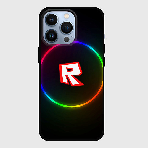 Чехол iPhone 13 Pro Roblox / 3D-Черный – фото 1