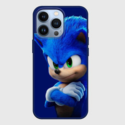 Чехол для iPhone 13 Pro SONIC, цвет: 3D-тёмно-синий