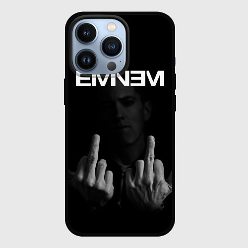 Чехол iPhone 13 Pro EMINEM / 3D-Черный – фото 1