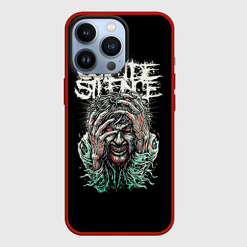 Чехол iPhone 13 Pro Suicide silence / 3D-Красный – фото 1