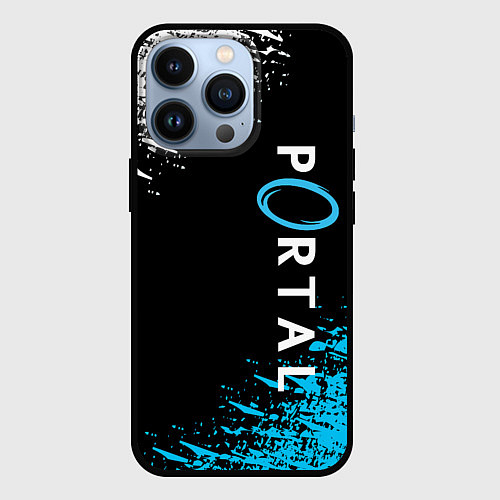 Чехол iPhone 13 Pro PORTAL / 3D-Черный – фото 1