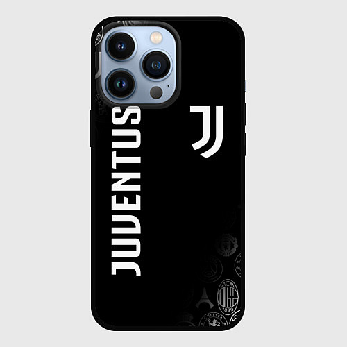 Чехол iPhone 13 Pro JUVENTUS / 3D-Черный – фото 1