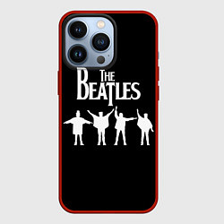 Чехол для iPhone 13 Pro Beatles, цвет: 3D-красный