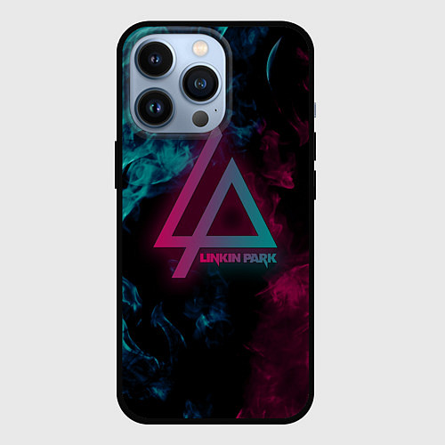 Чехол iPhone 13 Pro LINKIN PARK / 3D-Черный – фото 1